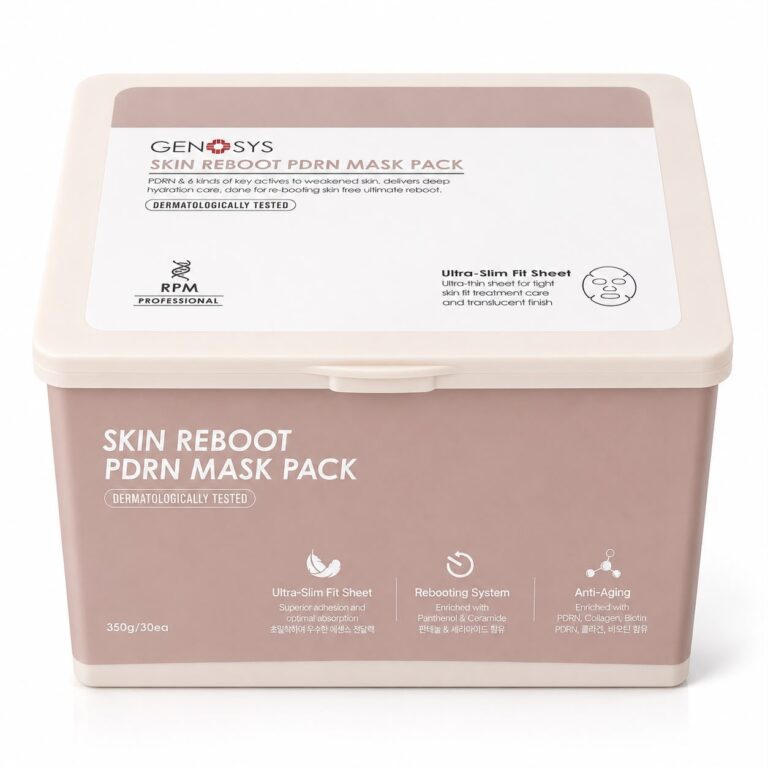 Питательные тканевые маски GENOSYS Skin Reboot PDRN Mask Pack, 30 штук